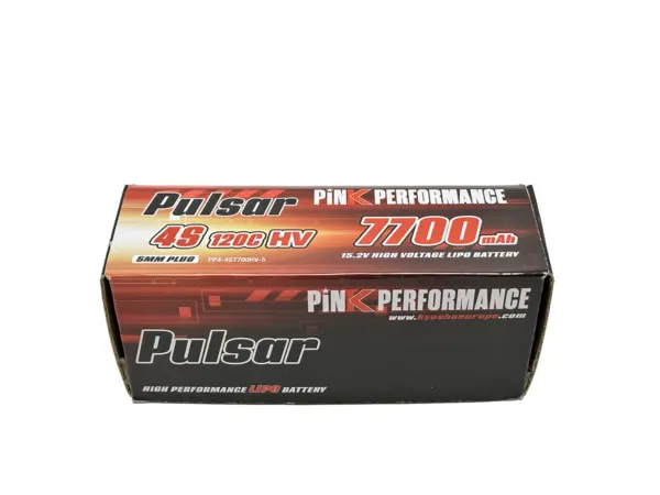 Pink Performance Pulsar Lipo 4s 15.2v-7700-130c(5mm) 139x47x48mm 600g – view 3