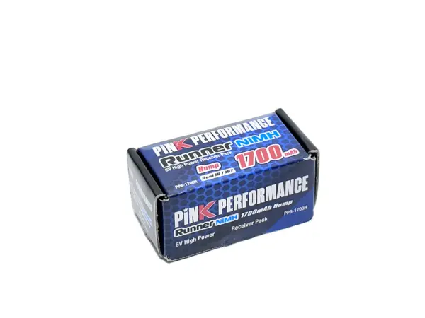Pink Runner Rx Nimh 6.0v-1700 (Dual Jr-Jst) 51x32x31mm 120g - Hump – view 2