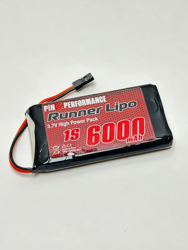 Pink Runner Tx LiPo 1S 3.7V-6000 (85x50x12mm) – view 2