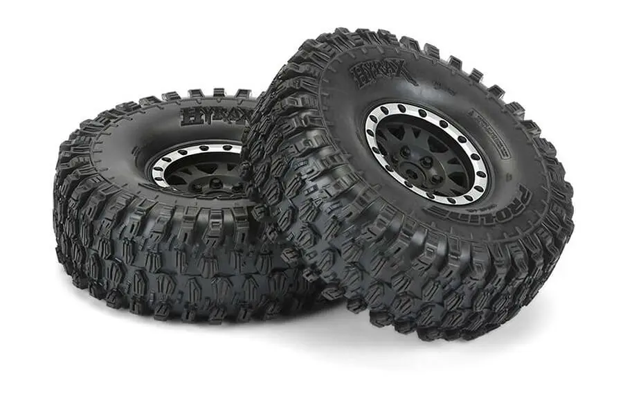 Proline Hyrax 1.9" Predator on Impulse BLK/Silv B/Lock Wheels – RC Cars