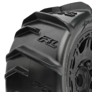 Proline Dumont Paddle Sand/Snow on 5.7" Raid Black Wheels – RC Cars