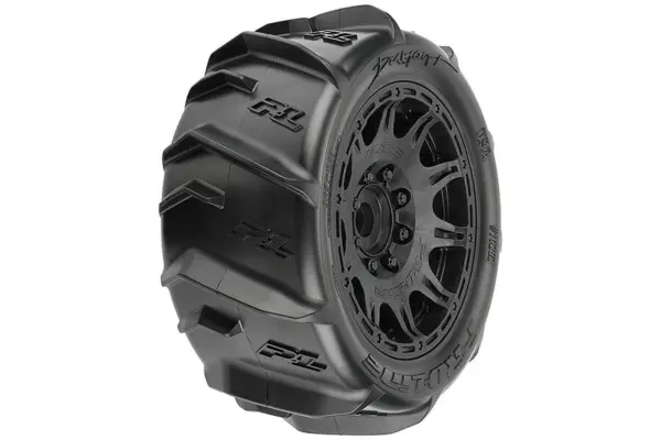 Proline Dumont Paddle Sand/Snow on 5.7" Raid Black Wheels – view 2