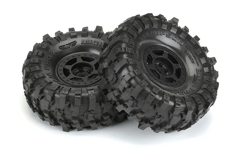Proline Mickey Thompson Baja Pro X 1.9" G8 on BLK Holcomb Wheels – RC Cars