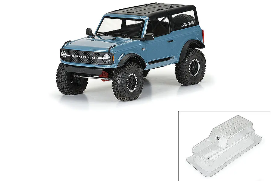 Proline 2021 Ford Bronco Clear Body Set + Acc (290mm) – RC Cars