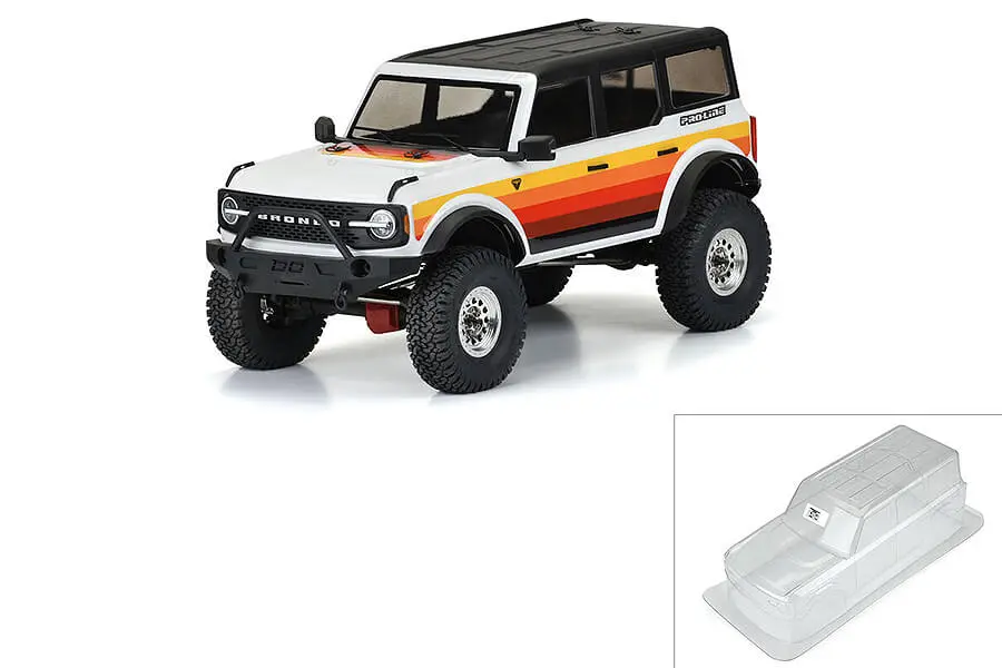 Proline 2021 Ford Bronco Clear Body Set + Acc (313mm) – RC Cars