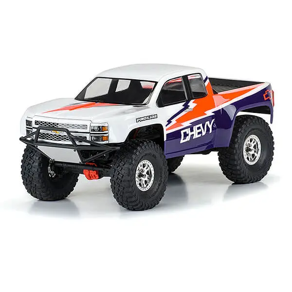 Proline 2015 Chevy Silverado Clear Body 313 Crawler – RC Cars