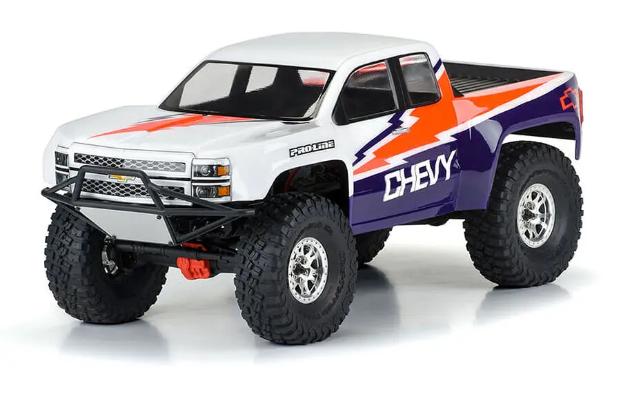 Proline 2015 Chevy Silverado Clear Body 313 Crawler – RC Cars