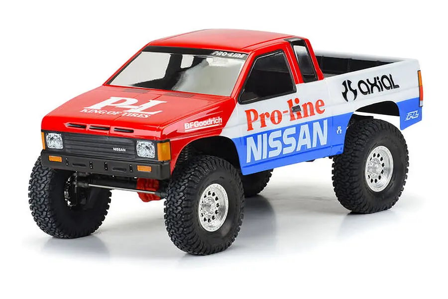 Proline 1/10 1987 Nissan Hardbody D21 Clear Body 12.3" (313mm) Wb Crawlers – RC Cars