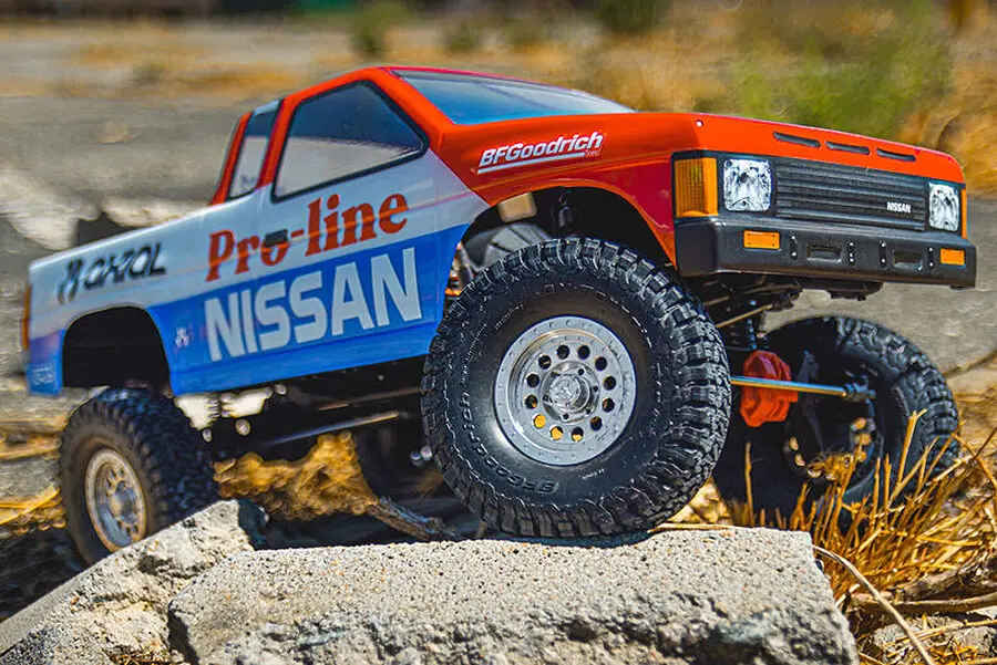 Proline 1/10 1987 Nissan Hardbody D21 Clear Body 12.3" (313mm) Wb Crawlers – RC Cars