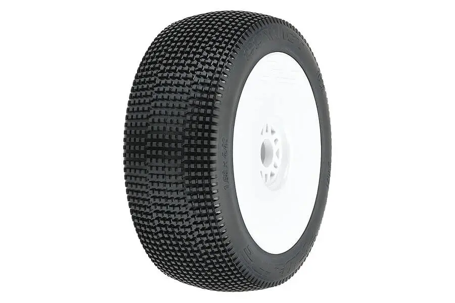 Proline 'Convict' S3 Premount Velocity V2 White Wheels (2) – RC Cars
