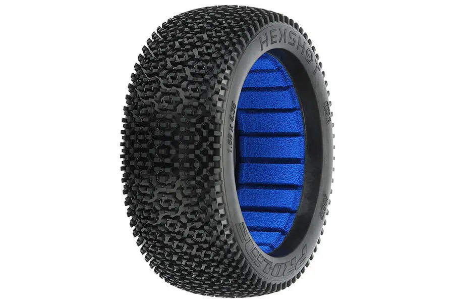 Proline 'Hex Shot' S4 Soft 1/8 Buggy Tyres W/Closed Cell – RC Cars