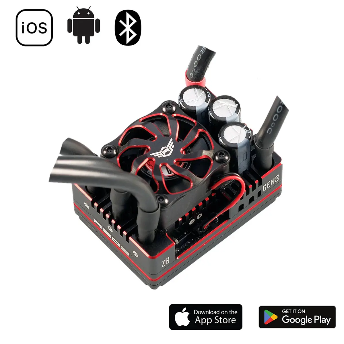 Reds ESC Z8 PRO 220A 1:8 GEN 3 Bluetooth – RC Speed Controllers
