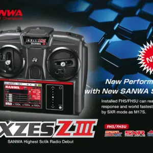 Radio Sanwa Exzes Z3 FH5 RX493I receiver and Lipo TX installed – RC Transmitter & Reciever combos