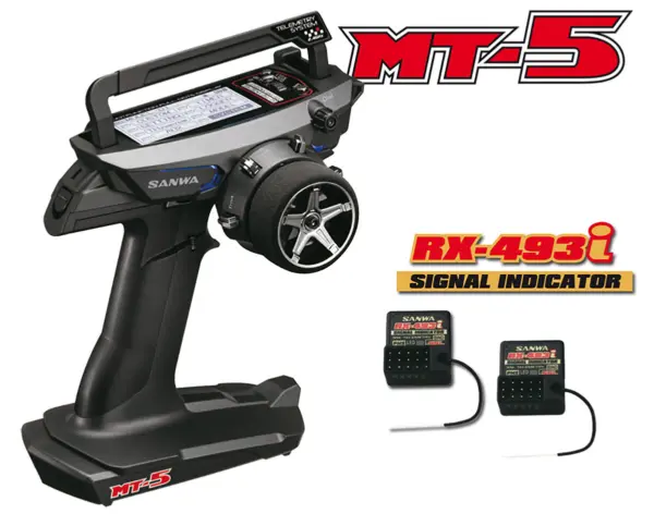 Sanwa Mt5 Combo With 2x Rx493 Receivers