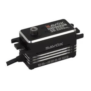 Savox Low Profile Brushless Hi-Torque Digi Servo 18kg/0.10s@6.0v - Black – RC Servos