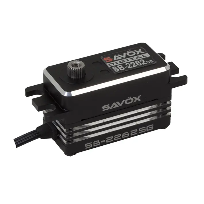Savox Low Profile Brushless Hi-Torque Digi Servo 18kg/0.10s@6.0v - Black – RC Servos