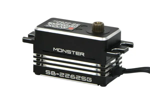 Savox Low Profile Brushless Hi-Torque Digi Servo 18kg/0.10s@6.0v - Black – view 4