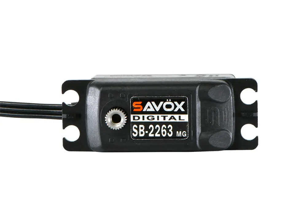 Savox Low Profile Brushless Digital Servo 10kg/0.076s@6.0v - Black – RC Servos