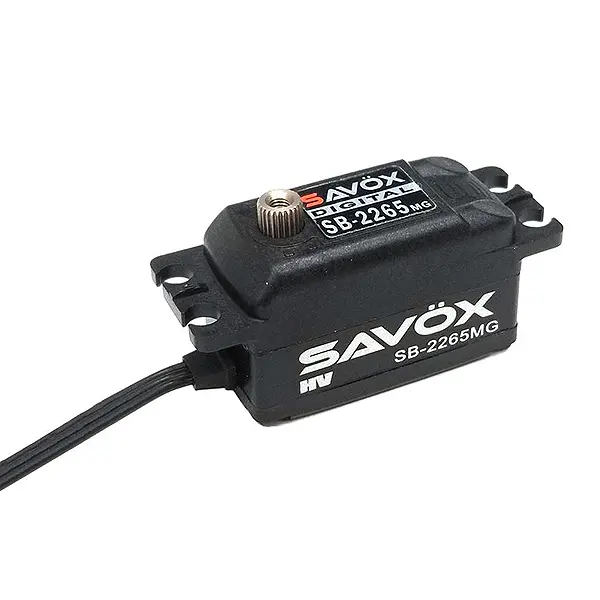 Savox Low Profile Brushless Hv Digi 12kg/0.08s@7.4v - Black – RC Servos