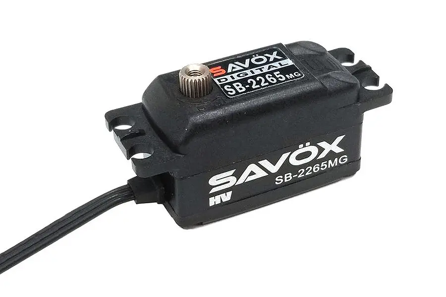 Savox Low Profile Brushless Hv Digi 12kg/0.08s@7.4v - Black – RC Servos