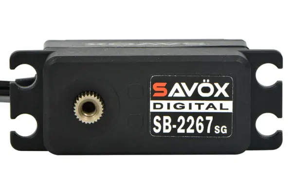 Savox Low Profile Brushless Hi-Torque Digi 25KG/0.08S@7.4V - Black – view 5