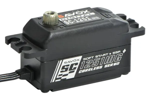 Savox Digi Low Profile Servo 9kg @ 6v -Black Edition - Plus – view 2