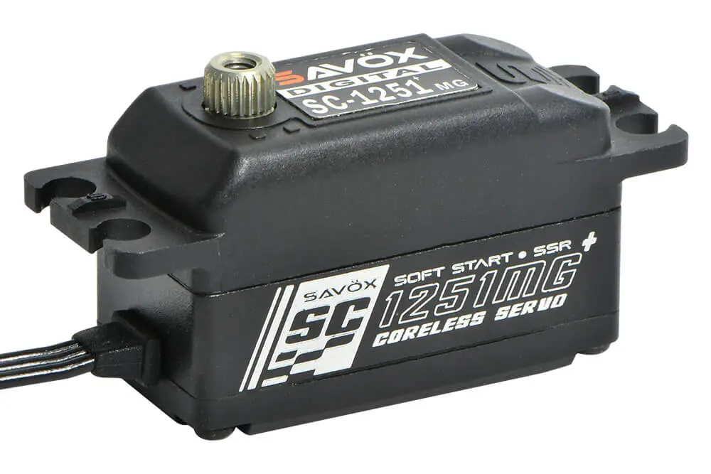 Savox Digi Low Profile Servo 9kg @ 6v -Black Edition - Plus – RC Servos