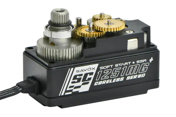 Savox Digi Low Profile Servo 9kg @ 6v -Black Edition - Plus – view 3