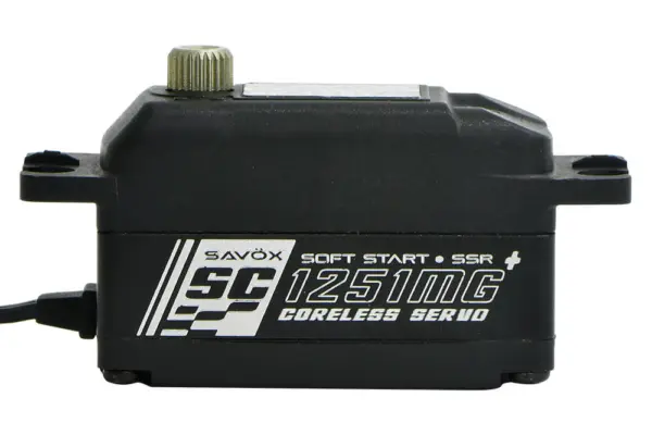 Savox Digi Low Profile Servo 9kg @ 6v -Black Edition - Plus – view 5
