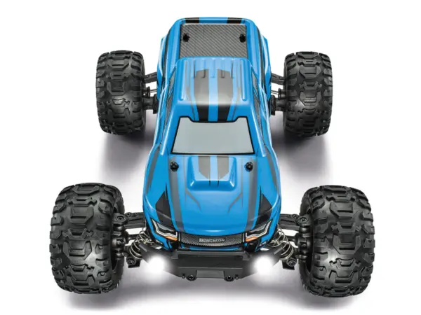 Blackzon Slyder Mt 1/16 4wd Electric Monster Truck - Blue – RC Buggy – view 3