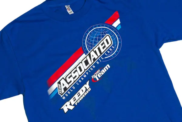Team Associated Ae 2016 Worlds T-Shirt Blue (S) – view 2
