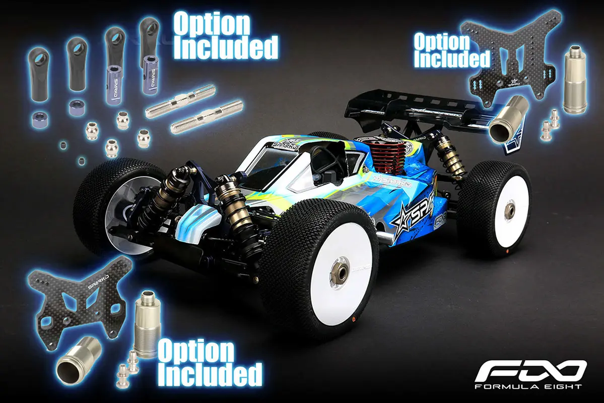 Sparko F8 Euro 25 1:8 4wd Nitro Buggy – 1/8th
