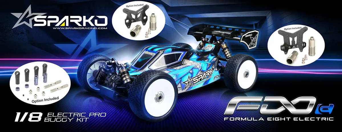 Sparko F8 Euro 25 1:8 4wd Electric Buggy – 1/8th