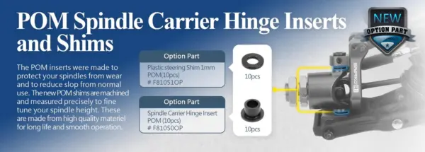 Sparko F8 Pindle Carrier Hinge Insert POM (10) – view 2