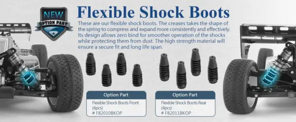 Sparko F8 Flexible Shock Boots Front (4) – view 2
