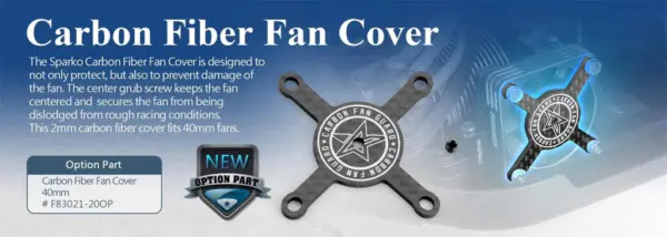 Sparko F8 Carbon Fan Cover 40mm – view 2