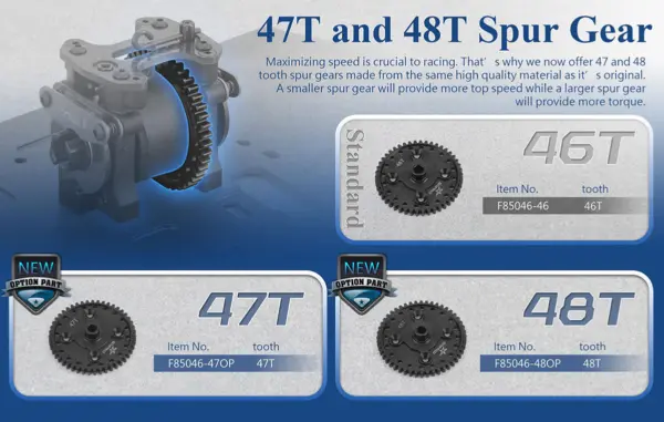 Sparko F8 Center Gear 47T With Differential Seal – view 2