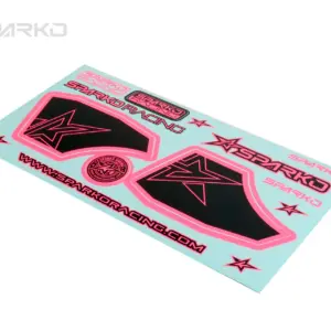 Autocollant d'Aileron Sparko F8 Rose Fluo