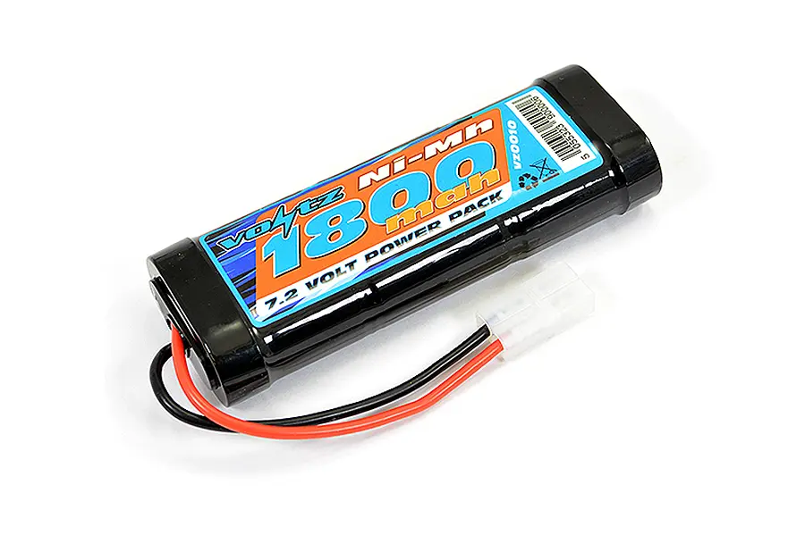 Voltz 1800mah 7.2v Nimh Stick Pack Battery W/Tamiya Connector – RC Batteries