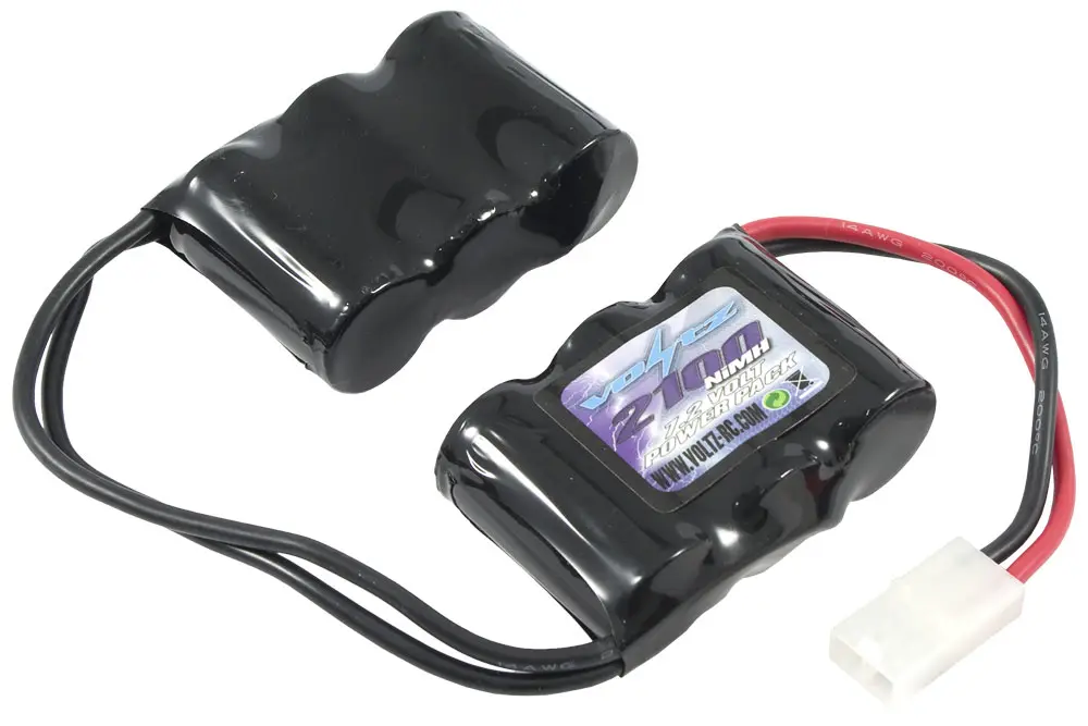 Voltz 2100mah 7.2v Nimh Saddle Pack Battery W/Tamiya Connector – RC Batteries