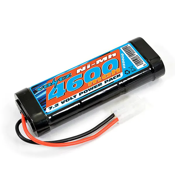 Voltz 4600mah 7.2v Nimh Stick Pack Battery W/Tamiya Connector – RC Batteries