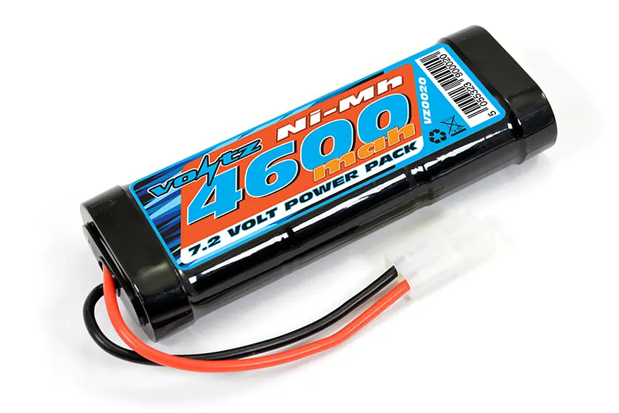 Voltz 4600mah 7.2v Nimh Stick Pack Battery W/Tamiya Connector – RC Batteries