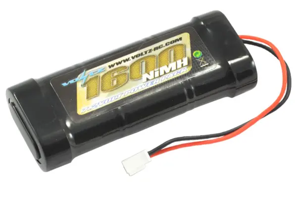 Voltz 6 Cell 1600mah 7.2V Nimh Stick Battery W/Micro Connector – view 3