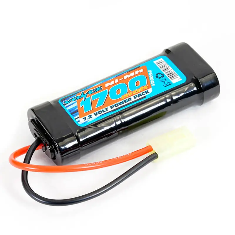 Voltz 6 Cell 1700mah 7.2v Nimh Stick Battery W/ Mini Tamiya Plug – RC Batteries