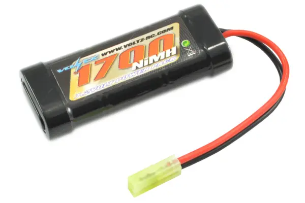 Voltz 6 Cell 1700mah 7.2v Nimh Stick Battery W/ Mini Tamiya Plug – view 3