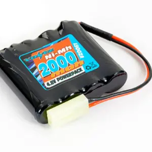 Voltz Hobby 4.8v 2000mah Nimh Battery W/ Mini Tamiya Plug (He00010) – RC Batteries