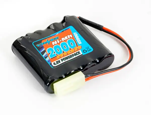 Voltz Hobby 4.8v 2000mah Nimh Battery W/ Mini Tamiya Plug (He00010) – view 2