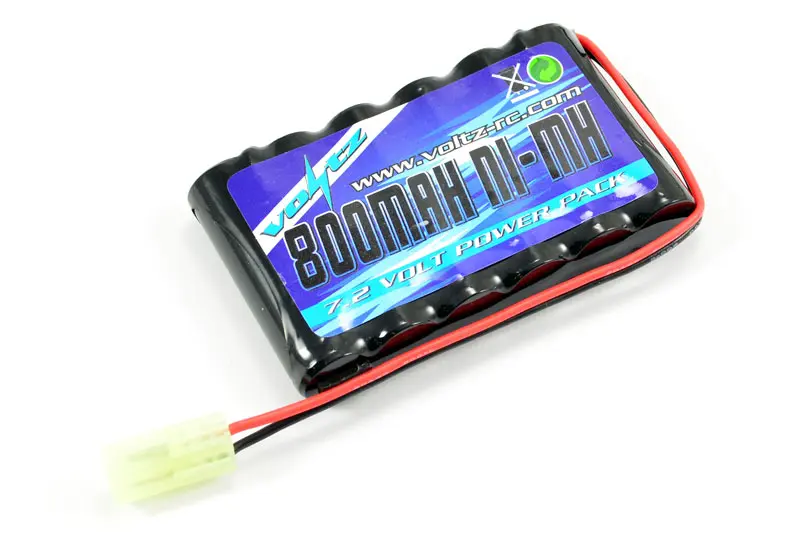 Voltz Hobby 7.2v 800mah Flat Aa Battery Mini Tamiya Plug – RC Batteries
