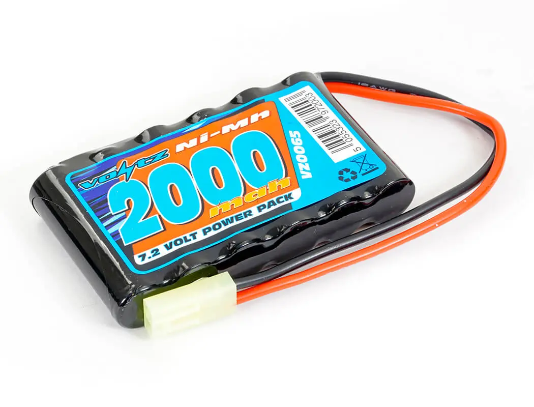 Voltz Hobby 7.2v 2000mah Aa Battery Pack W/ Mini Tamiya Plug (He00011) – RC Batteries