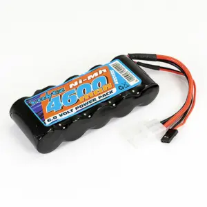 Voltz 4600mah 6.0v Receiver Sub-C Pack Stick Battery W/Bec/Jr Plug – RC Batteries